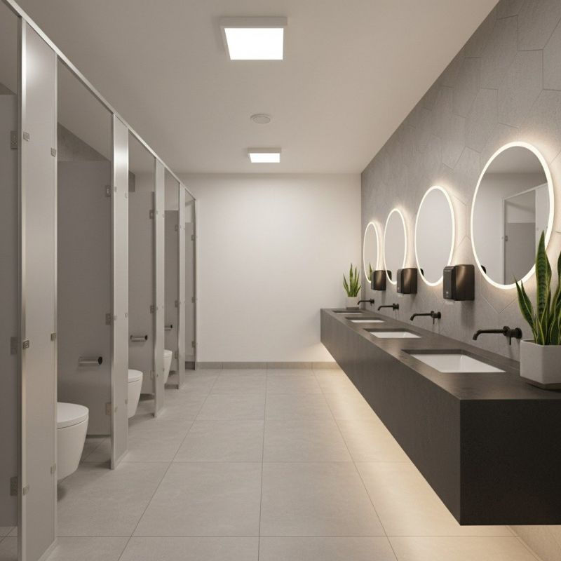 Commercial Restroom Renovation detail